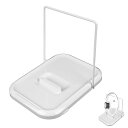 【送料無料】Refoiner お玉 鍋蓋スタンド 折りたたみ式 おたま置き 鍋蓋ホルダー スプーン置き まな板 お玉立て 調理器具ホルダー 菜箸たて キッチンツールスタンド 設置不要 安定性 省スペース 滑り止め付き 錆びに 調理台収納 ホワイト