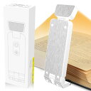 【送料無料】雲見 読書灯 ブックライト 6段階調光 ベッドの読書のため クリップ LED 充電式 USB-C 読書 ライト 小型で 耐久性があり 旅行持ち運びが簡単 低電池タイマーリマインダー機能 本の愛好家 子供に最適 (ホワイト)
