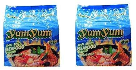 【送料無料】【5袋入り x 2個セット】ヤムヤム インスタントラーメン スパイシーシーフードヌードル