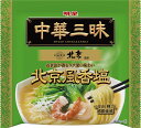 【送料無料】明星 中華三昧 中國料理北京 北京風香塩(インスタント麺 袋麺 名店監修)103g ×24個