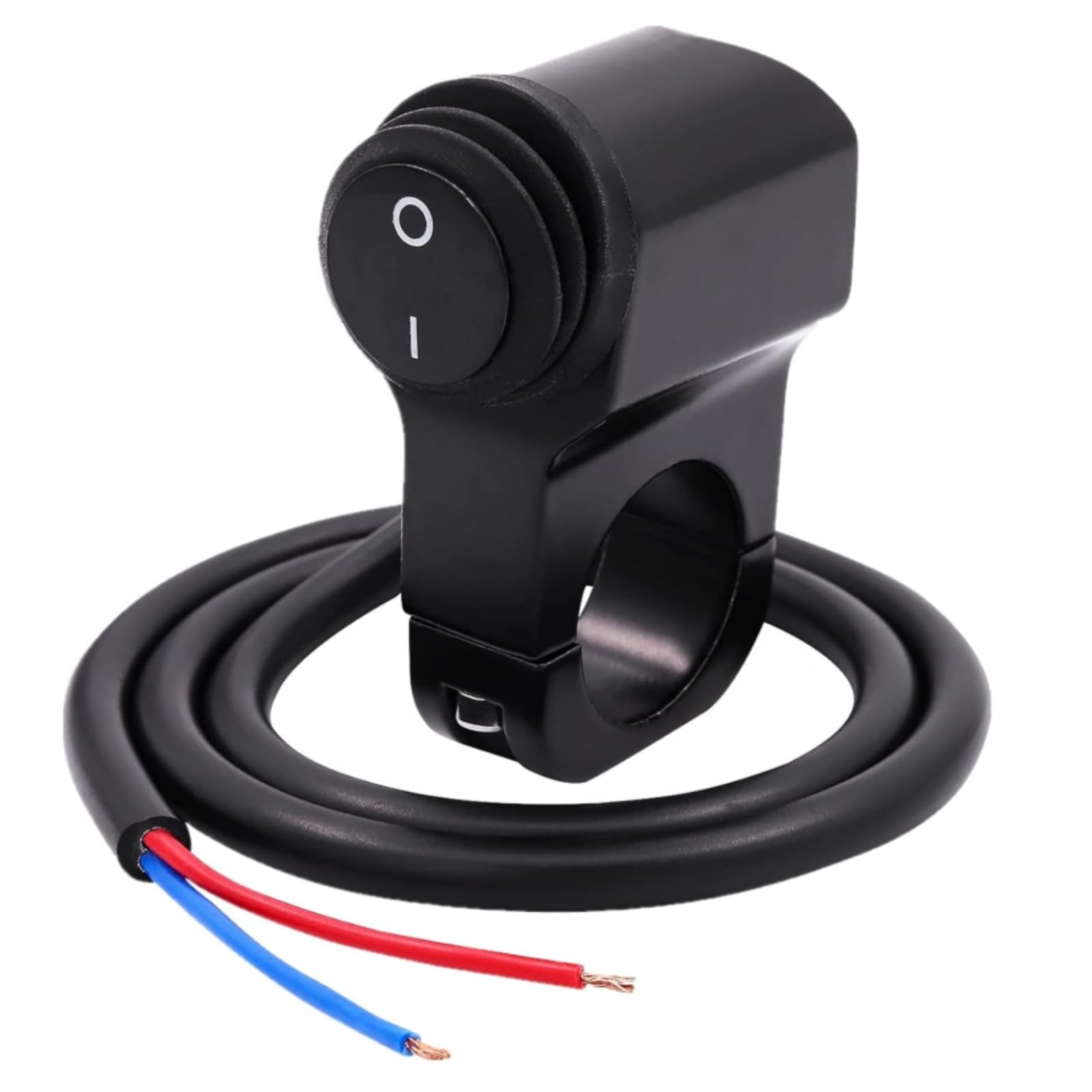 【送料無料】YFFSFDC 防水アップバイク スイッチ ON/OFF12V 22mmハンドルバーオートバイク用 ヘッドラ..