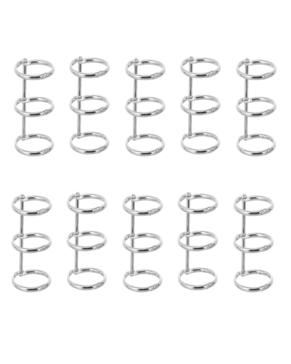 【送料無料】YFFSFDC ルーズリーフバインダーリング 製本用とじ具 穴径20mm 単語帳 資料保存 整理 カレ..