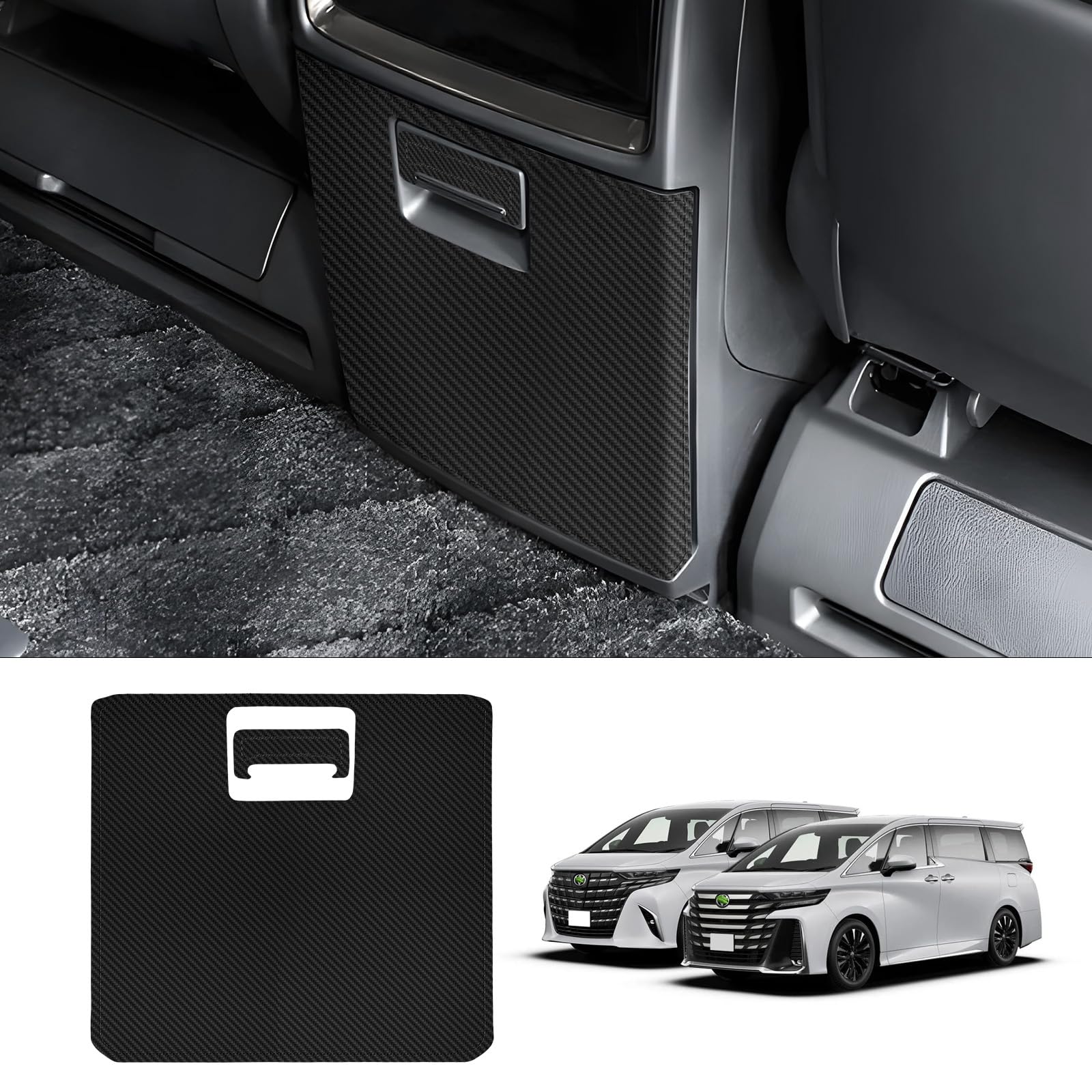 【送料無料】GIMUYA トヨタ 新型 アルファード 40系 ヴェルファイア キックガード リアセンターコンソールボックス用 フットサイド 保護マット ALPH...