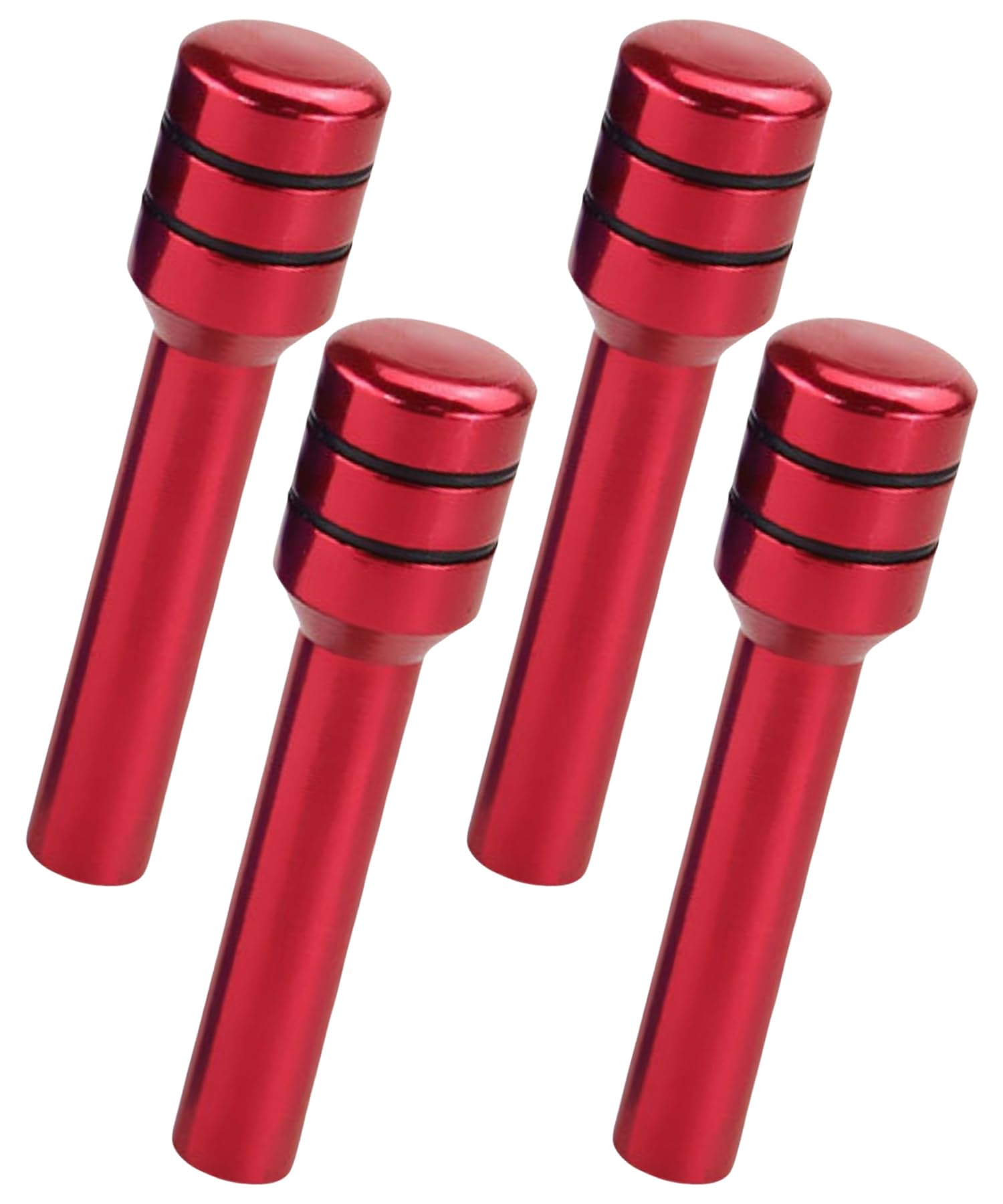 【送料無料】HTharros ドアロックピン スズキ ジムニー 汎用 ドアロックノブ ピン 自動車 アルミ合金 軽自動車 軽トラ カスタム パーツ 交換 部品 4個 赤