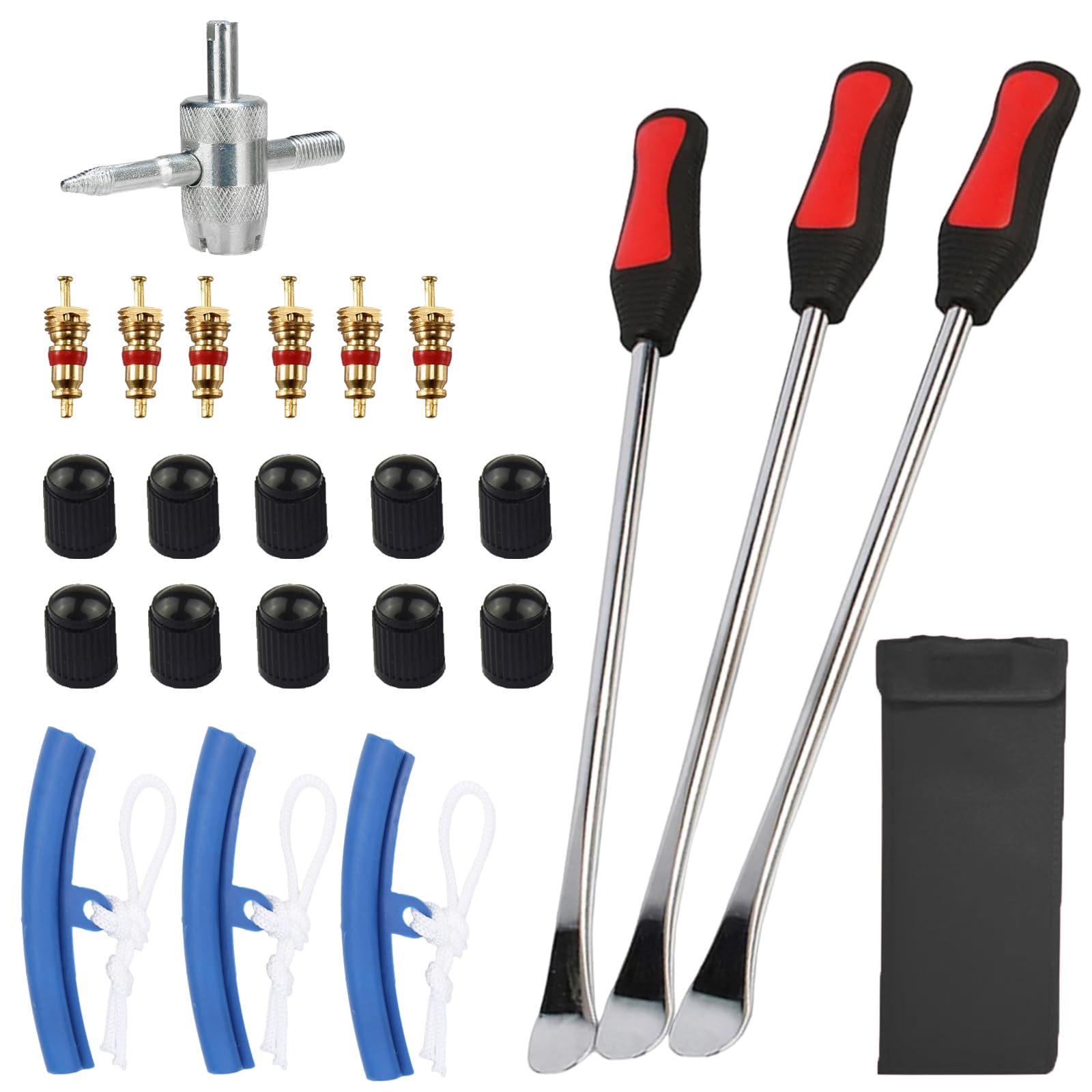 【送料無料】サムコス タイヤレバー ホイール 脱着 交換 専用工具 自転車 バイク用 ステンレス製 長さ30cm タイヤ修理 タイヤ交換工具 タイヤ修理ツールキ...