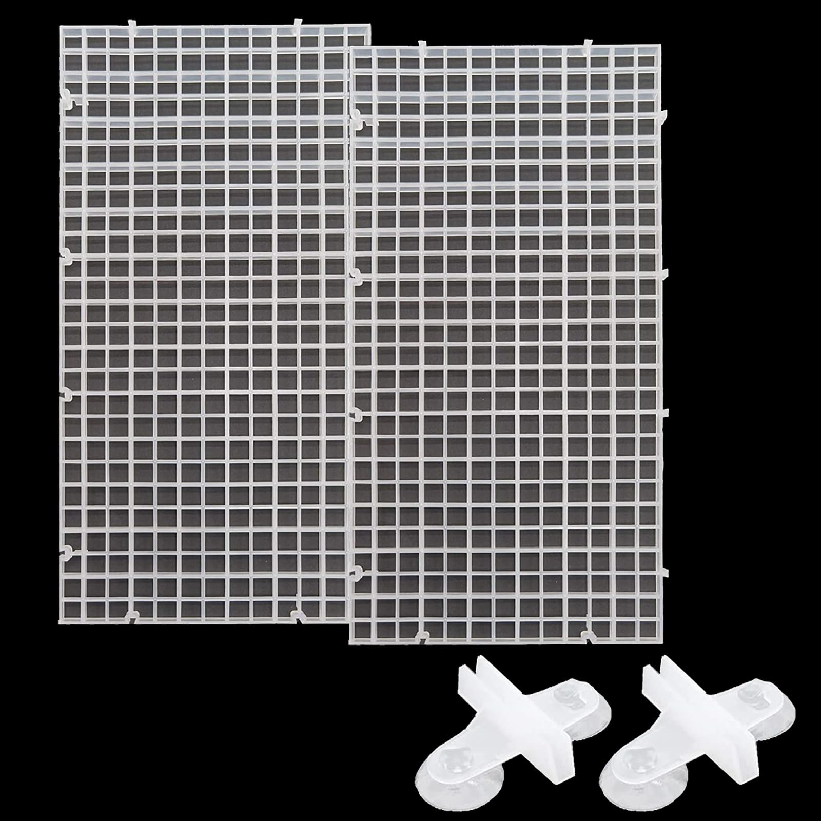 【送料無料】サムコス 水槽用 仕切り板 セパレーター 30cm×15cm 水槽セパレーター 濾過 ネット ゴム吸..