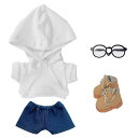 【送料無料】niannyyhouse 10cm 15cm 20cm ぬいぐるみ 服 ルーズフィット パーカー ジーンズ メガネ 靴 着せ替え 綿人形 アクセサリ...