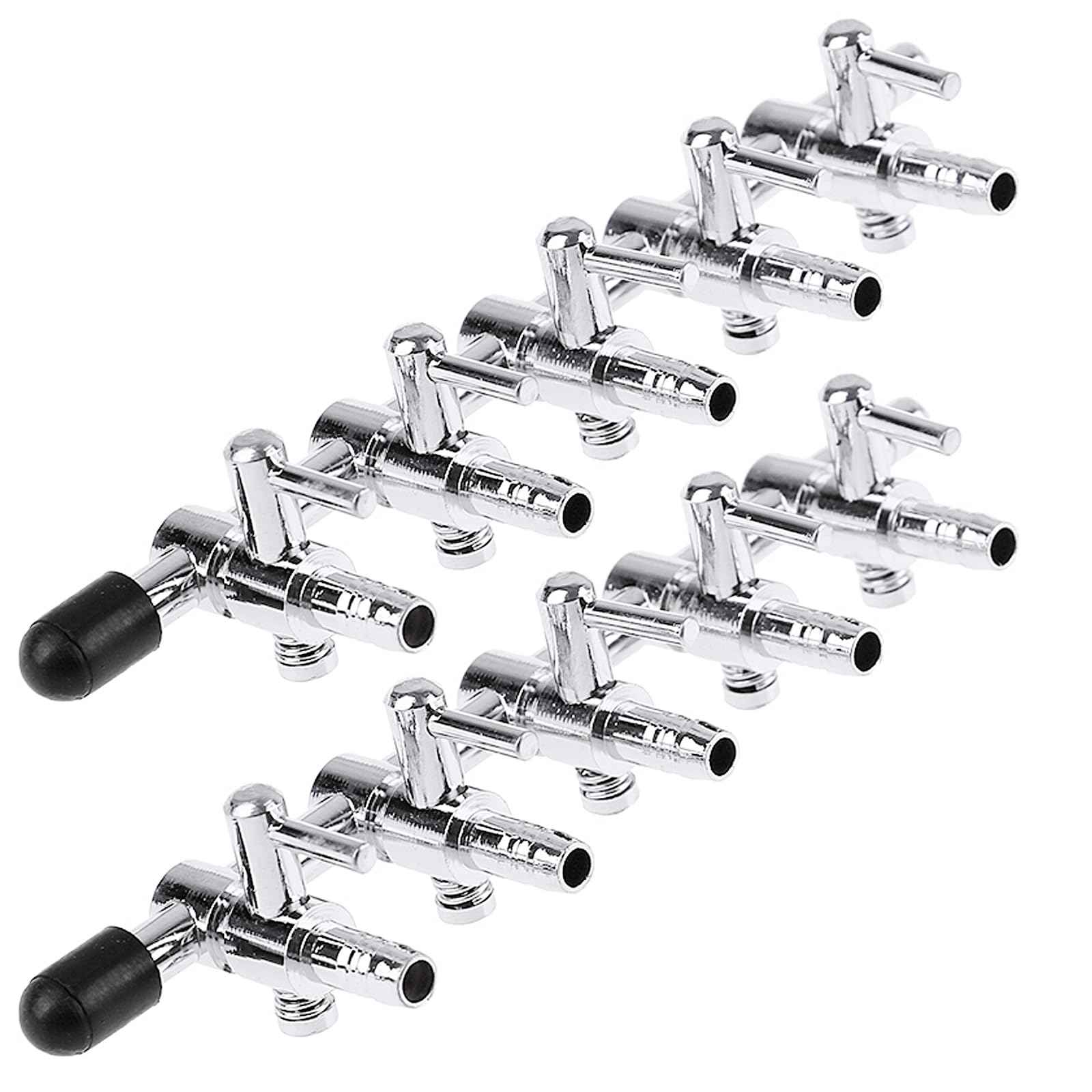 【送料無料】サムコス エアチューブ 分岐 2個入り ステンレス鋼 分岐管 酸素分岐 調節可能 気流制御 調..