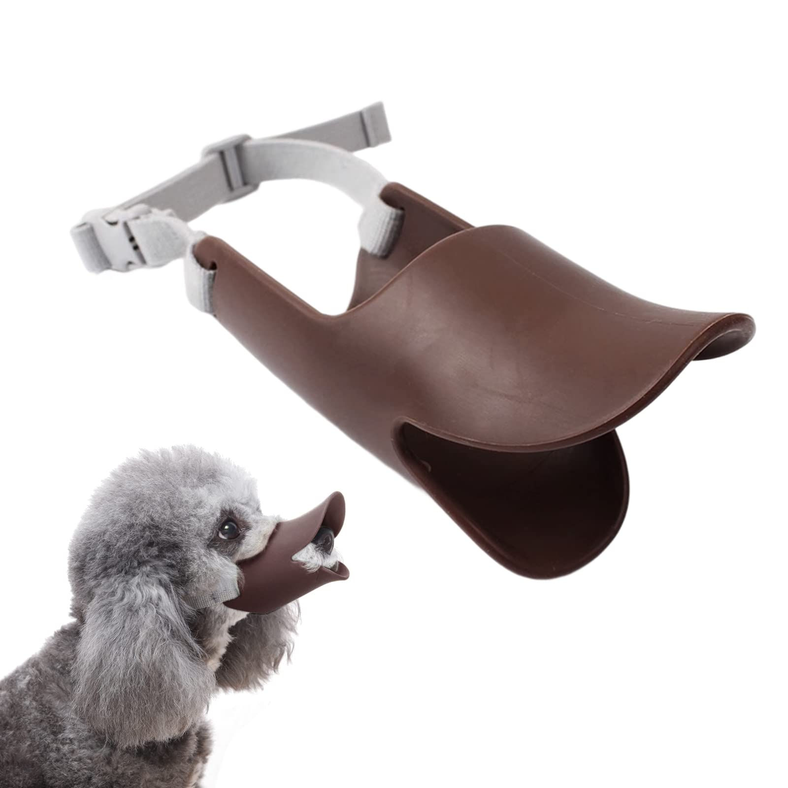 【送料無料】サムコス 犬用 アヒル口 ペット用マスク 犬用 口輪 しつけ口輪 アヒル口の形口輪 サイズ調..