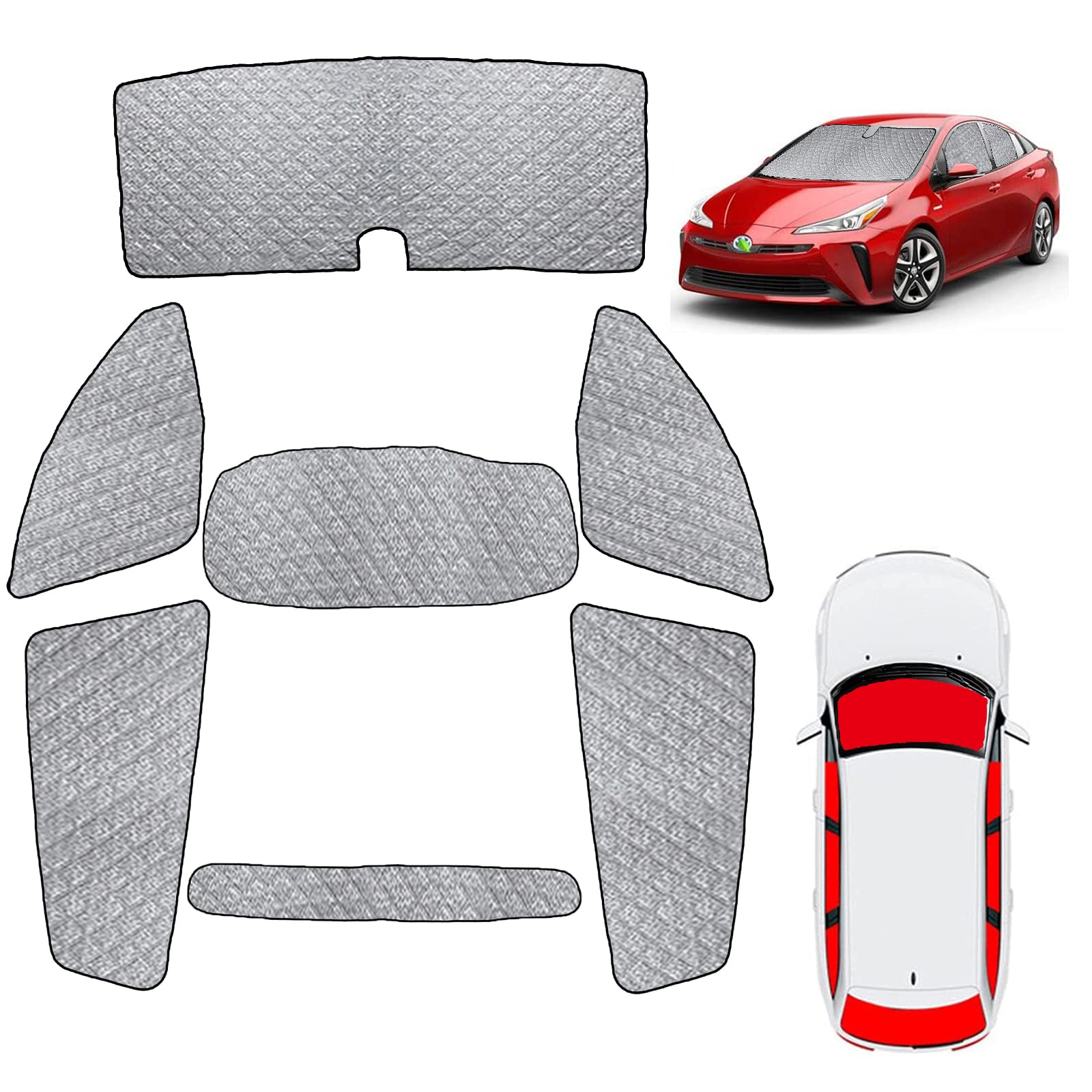 【送料無料】2022 新型 プリウス50系 サンシェード プリウス車中泊 プリウス50系 サンシェード サンシェード フルセット マルチサンシェード 遮光シェード 車中泊 仮眠 マルチサンシェード 断熱 遮光 高密度 紫外線カット 断熱 盗難防止 車中泊 アウトドア 全窓対応 簡単