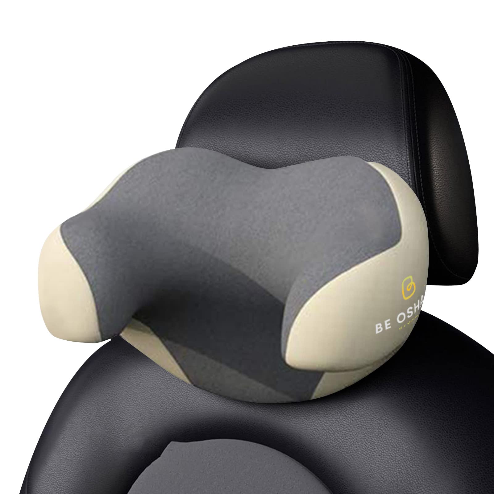 【送料無料】Be Oshare ネックパッド 車 クッション ネックピロー ドライブ 旅行 車中泊 運転 ゲーミングチェア 在宅 実況 頸椎サポート 枕 U字型...