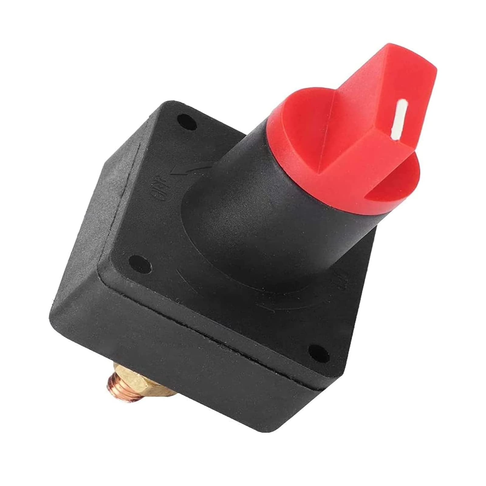 【送料無料】YFFSFDC バッテリ切断 ロータリースイッチ 直径6MM 電流300A 切断ロータリー Cut-off イッチ のために適した 車/ボート用 マリンバッテリーを切断するためのマリンモーターホームRV オートバイスーパートラック、キャンピングカー大電流バッテリーカットオフ