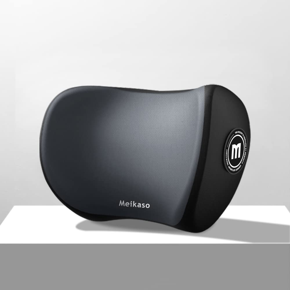 【送料無料】Meikaso ネックパッド 首クッション ネックピロード ヘッドレスト 頸椎サポート 低反発 メモリーコットン 通気設計 SGS認証/100D高密...