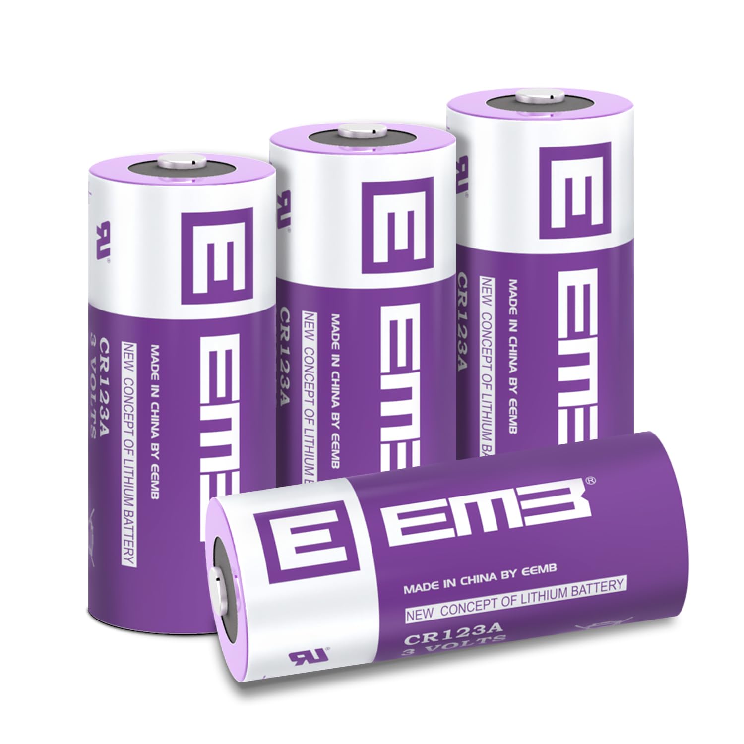 【送料無料】EEMB CR123A 3V リチウム電池 1700mAH 非充電式 CR17345 CR123 バッテリー 高性能 PTC 保..