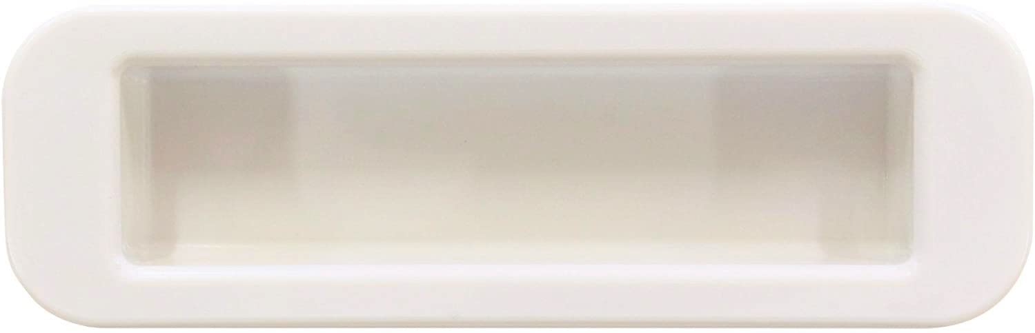 【送料無料】和気産業(Waki Sangyo) シャッター手掛 文化シャッター用 小 車庫 ガレージ 倉庫 1個入 ホワイト 8.2×2.6×1.3cm SP-05