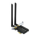 【送料無料】TP-Link WiFi ワイヤレス アダプター 無線LAN Wi-Fi6 PCI-Express Bluetooth5.0 2402 + 574M...