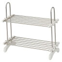 【送料無料】高儀 TAKAGI ステンレス スライド式 伸縮パイプ棚 長方形 棚 幅調整可能 置き型タイプ シルバー キッチン置き棚 収納棚 キッチン収納 錆びにくい 耐荷重5kg