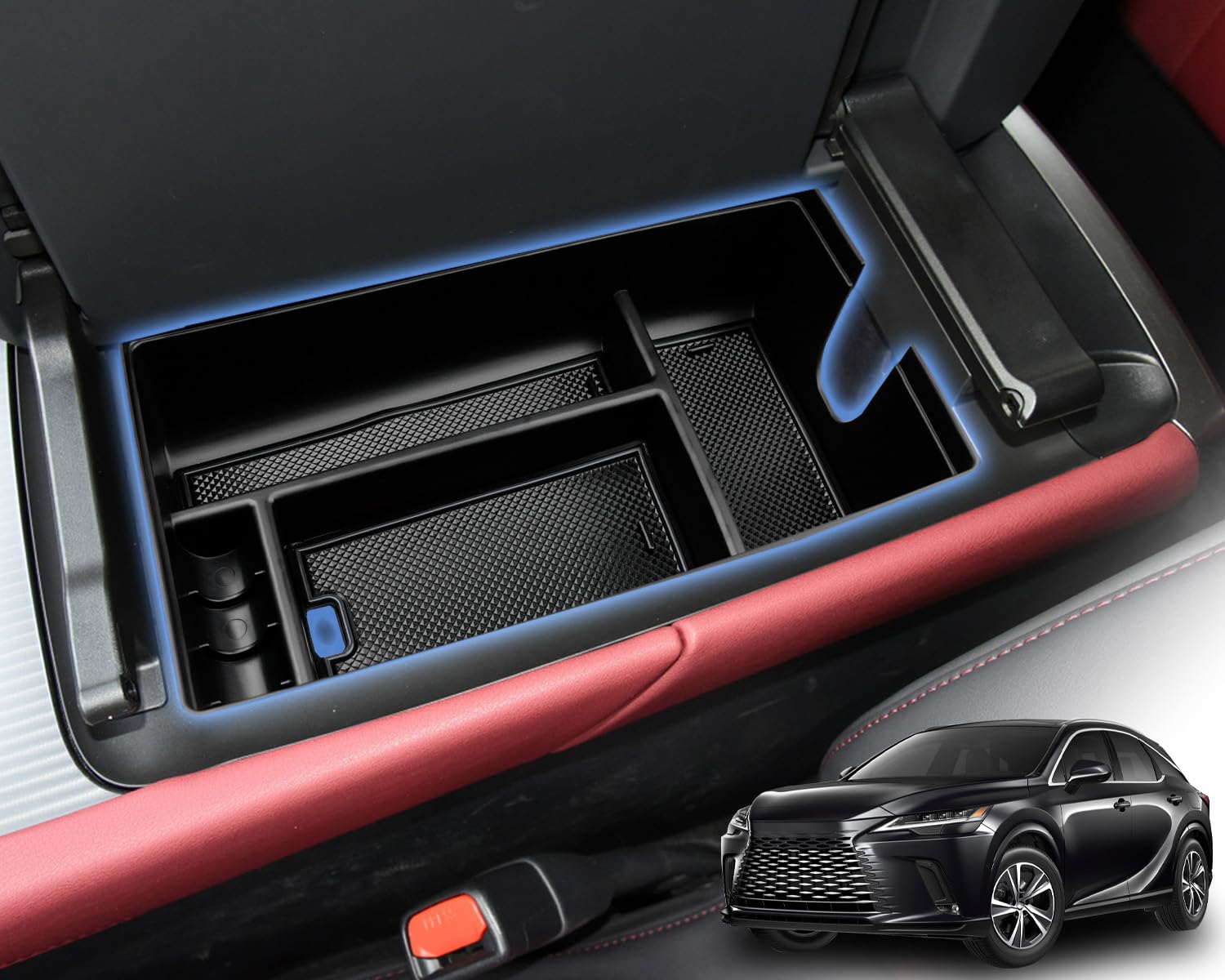 【送料無料】WEIPIN 新型 レクサス RX コンソールボックス レクサス RX350 RX350h RX450h+ RX500h 専用..