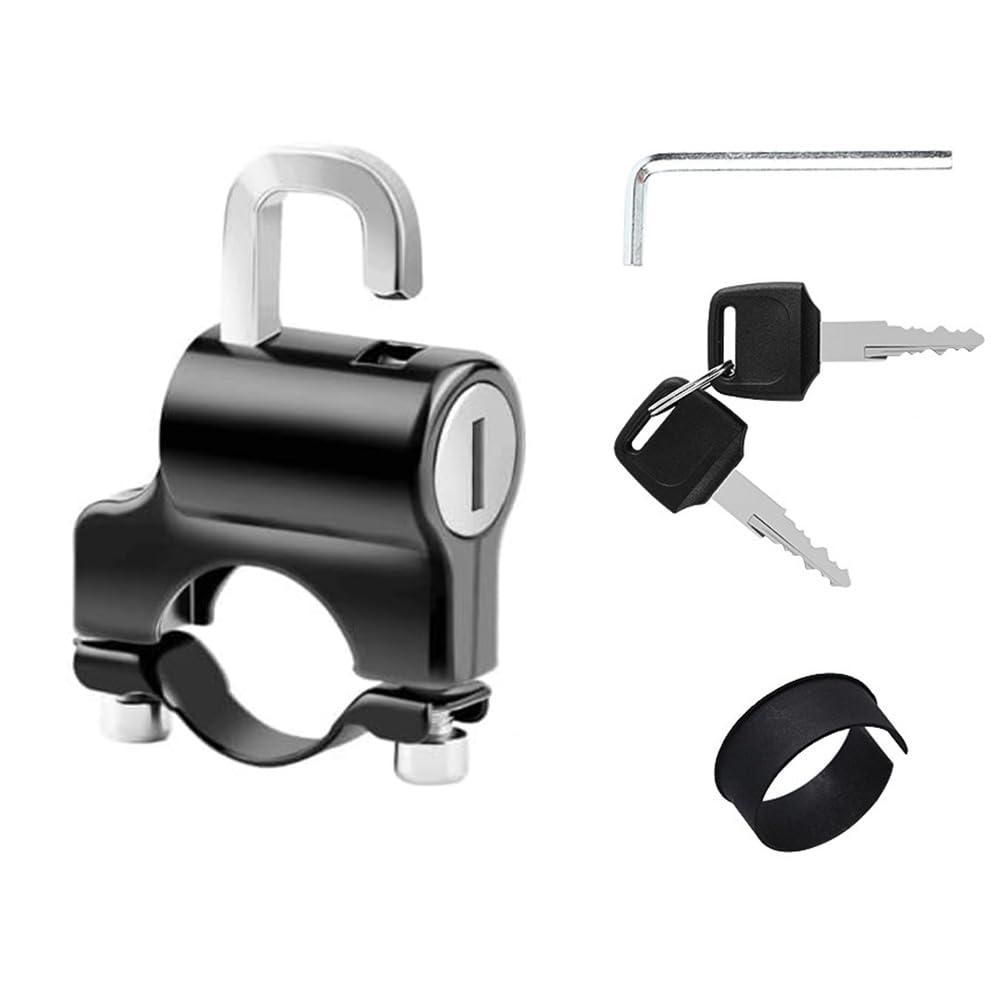 【送料無料】ヘルメットホルダー ヘルメットロック ヘルメットホルダー バイク 【 22mm-24mmのハンドル..