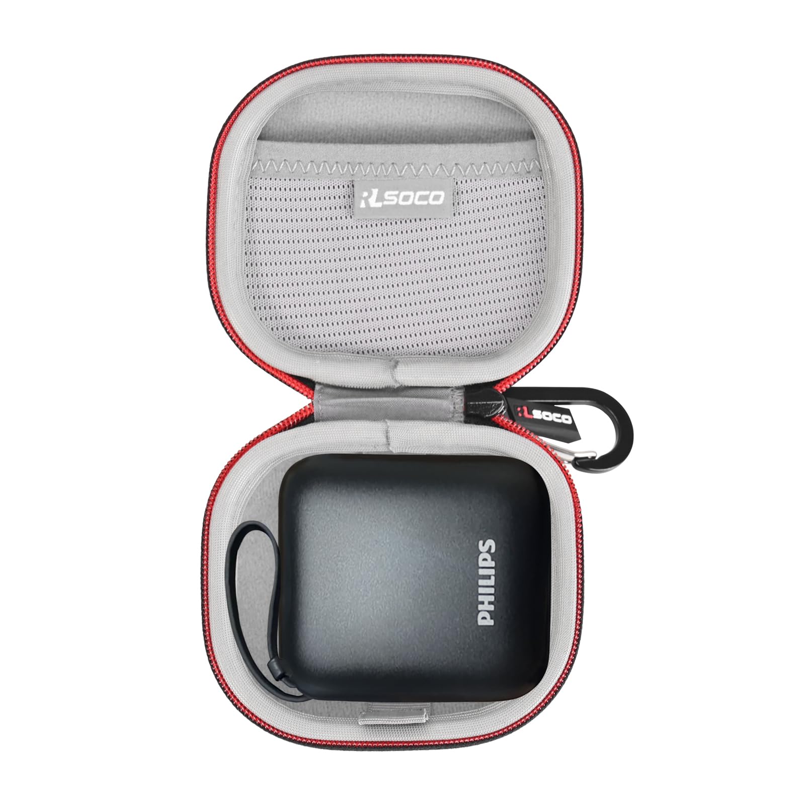 【送料無料】収納ケース 互換品Philips (フィリップス) モバイルバッテリー 10000mAh 大容量 小型 携帯充電器 Lightning type-c ケーブル内蔵 対応