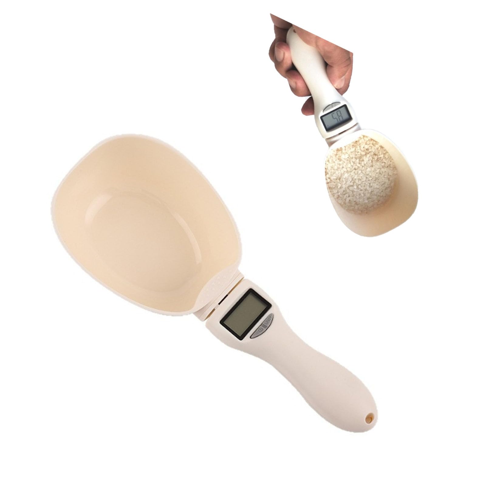 【送料無料】キッチンスプーン秤 ペットフード計量スプーン デジタルスケール 800g 0.1g単位の高精度デ..