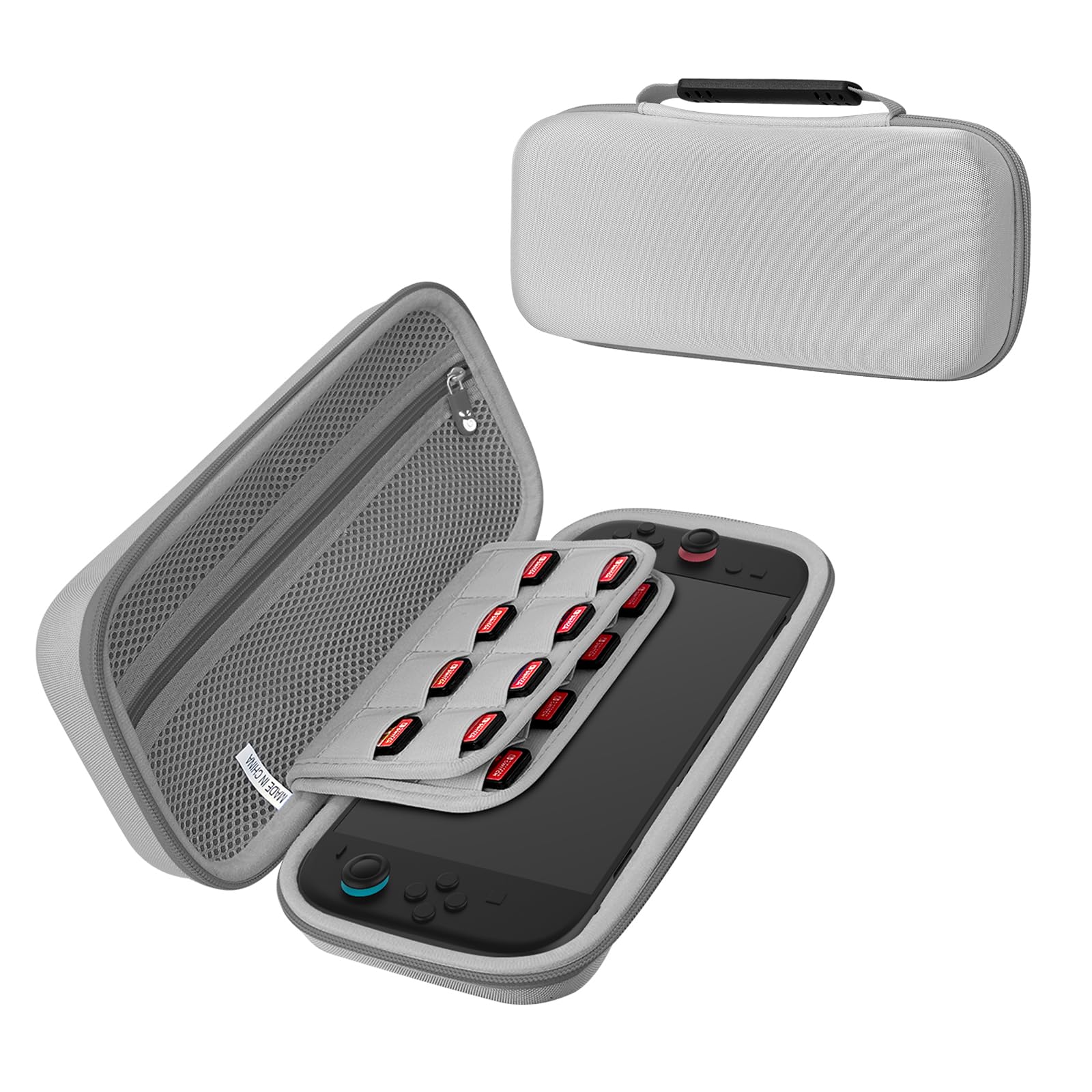 【送料無料】Adada 専用保護旅行収納キャリングケースNintendo Switch 2 2025 (グレー, L)