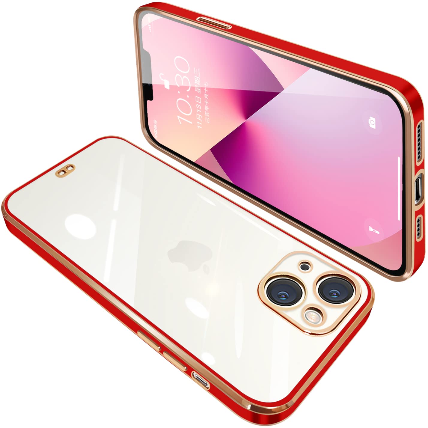 商品情報商品の説明【お客様満足】お届けした商品にご不満やご質問がございましたら、評価前にメールでご連絡を頂けください。こちらは迅速に、技術サポートや商品の取り替えなどのサービスをご提供いたします。主な仕様 【対応機種】iPhone 13 mini（5.4インチ）専用ケース に対応なので。ご希望の商品、カラー、対応機種を十分ご確認の上、ご注文頂きますようお願い申し上げます。【 一体型レンズ保護カバー - 360°保護システム - すり傷防止 】携帯ケースに統合レンズ保護カバーは、レンズを完全にカバーして保護します。レンズ外側の部分では、オール高透明素材を採用し。レンズ保護カバーの形状は iPhone13miniのオリジナルデザインを損ねることなく、ボディと一体化しています。【おしゃれなデザイン】フレームは多層メッキ加工技術によって設計。透明な背面はiPhone13miniの本来の美しさを示し、フレームのメッキはよりおしゃれに感じます。透明ケースなので、iPhone13miniの本来の美しいを楽しめます。ケースには目に見えない粒子状の凹凸が施されており、気泡がケースの内側に発生したり、ケースが本体に接着してしまったりするのを防ぎます。ケースはいつでも取り外しが簡単です。【360°全面保護】前面と背面をデバイスより高く設計し、液晶画面とカメラレンズをしっかり保護します。ケースの縁は、画面やレンズよりも0.5mm高く設計されています。落下時の衝撃を最大限に吸収することができ、全方位から本体をしっかり守ります。【こだわりの設計】各ボタンも押しやすい立体設計、耐久性を保ちながら押しやすさを実現します。ボタンにピッタリあって、ケースを装着したまま操作がスムーズにできます。