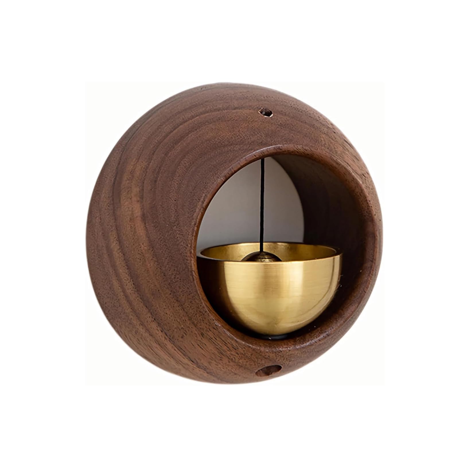 【送料無料】OptiPro ドアベル 鈴 玄関チャイム 優しい音のドアチャイム 木製 真鍮 壁掛け 取付簡単 玄関チャイム ホーム用 店舗用 引き戸 防犯グッズ...