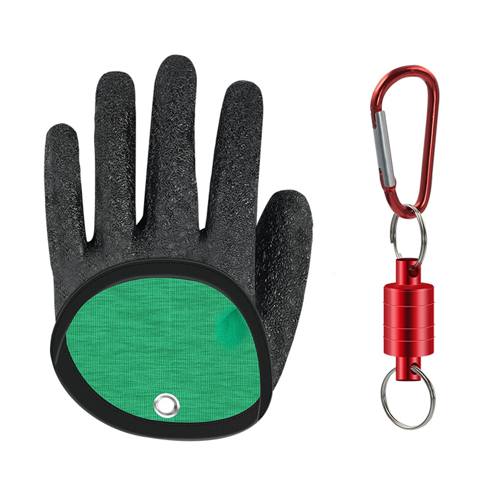 【送料無料】OptiPro 釣り手袋 耐切創釣り手袋 マグネットフック付き フィッシンググローブ 高耐久 滑..