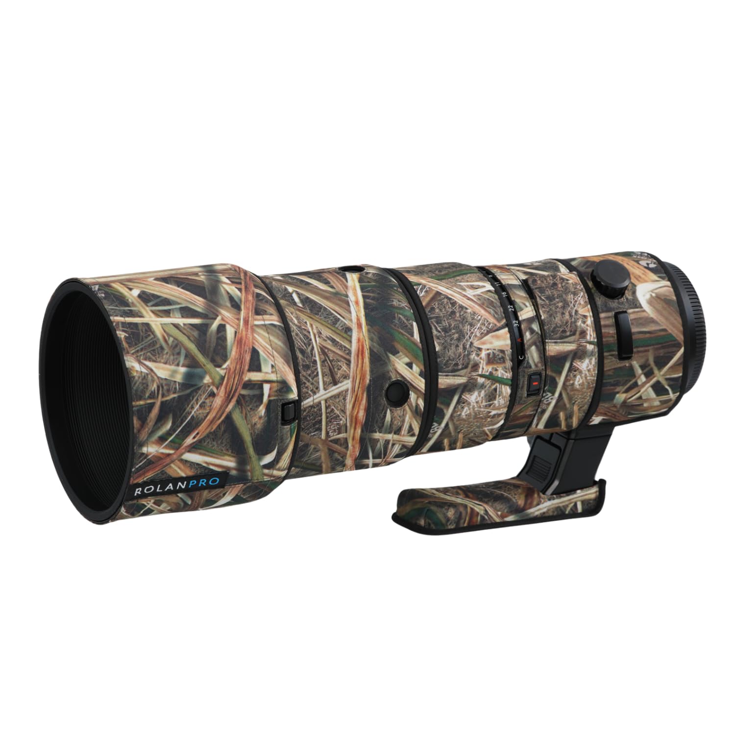 【送料無料】ROLANPRO レンズコーティング 適用于富士FUJIRON GF 500mm F5.6R LM OIS WR 偽装レンズカバーレンズ保護カバー3層構造保護、防水-29#枯れ草迷彩