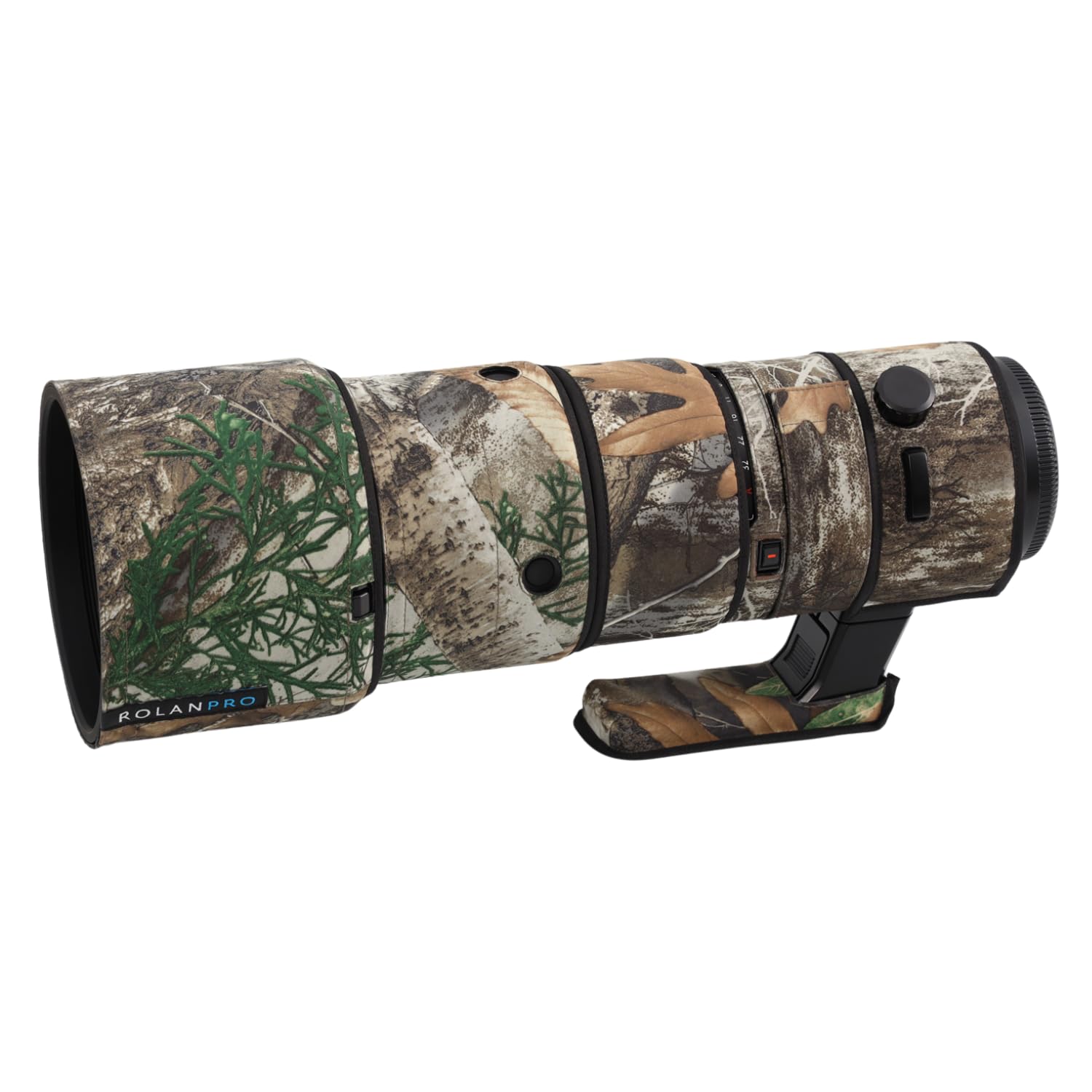 【送料無料】ROLANPRO レンズコーティング 適用于富士FUJIRON GF 500mm F5.6R LM OIS WR 偽装レンズカバーレンズ保護カバー3層構造保護、防水-#27ジャングル迷彩