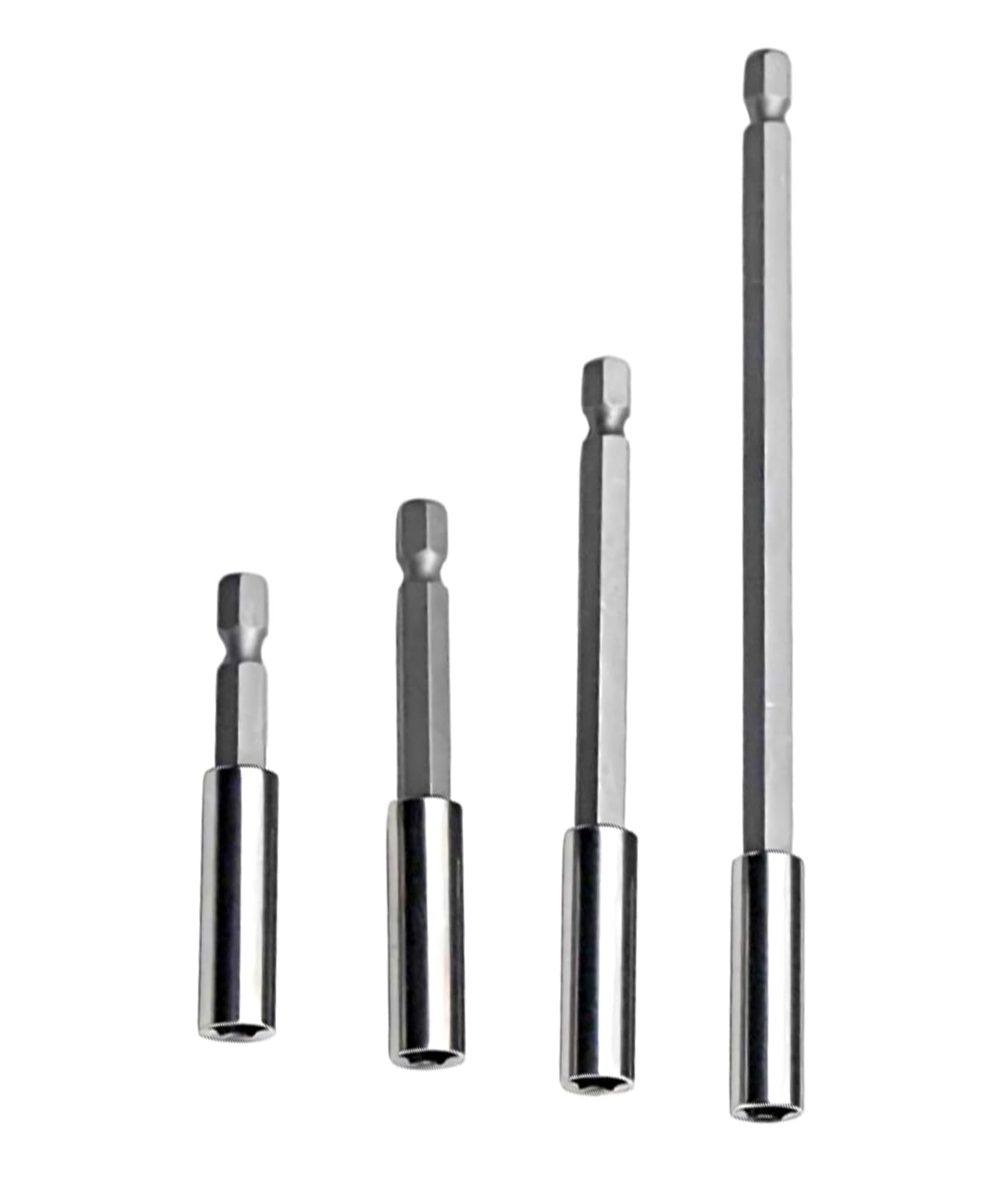 【送料無料】TerraShine 4本セット エクステンションバー ビット 6.35mm 拡張ドライバー 六角シャンク..