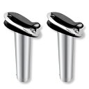 【送料無料】Lezalic ロッドホルダー 埋め込み式 ステンレス製 船べり 15度 30度 90度 竿立て 釣竿 釣り 海洋 ジギング 鯛ラバ ボート 遊漁船...