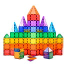 【送料無料】Gemmicc 63PCS マグネットタイル 積み木ブロック 子供用 STEM認可 教育玩具 マグネットパズル 積み木 男の子 女の子用