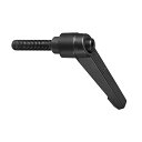 【送料無料】CoCud クランプレバーハンドル M8 x 32 mmオスネジ 調整可能 クイックリリース ロック回転 ボルトノブ ブラック 旋盤機械用 1個