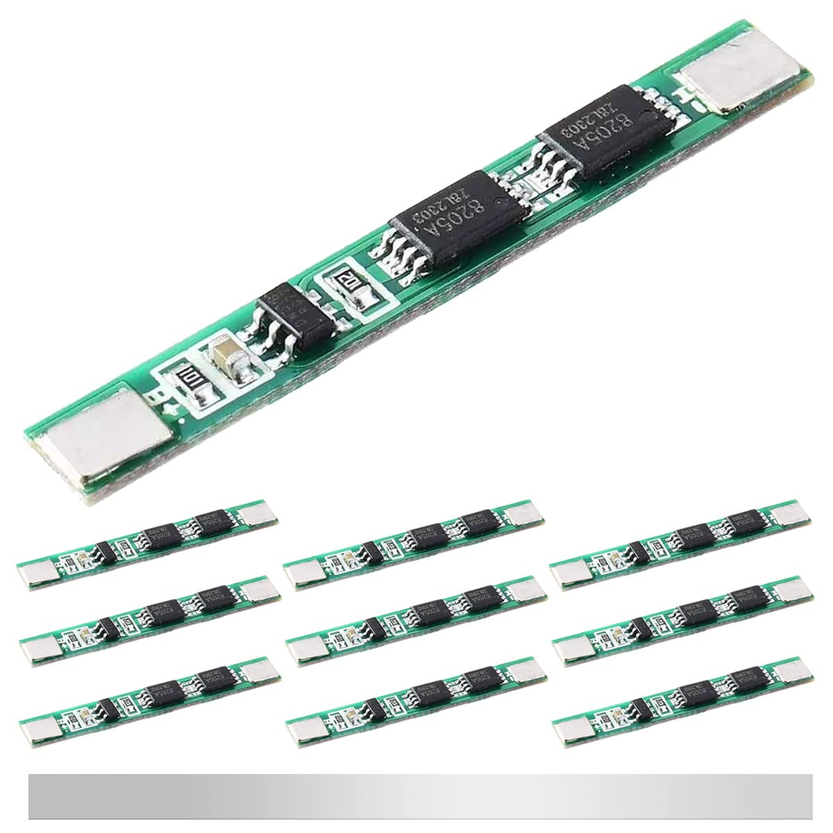 【送料無料】DAOKAI 10 個 1S 3.7V 4A リチウム電池保護ボード BMS PCB 保護ボード MOS 18650 ニッケル..