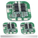 【送料無料】DAOKAI 3 個 4S 14.8V 16.8V 10A 18650 リチウム電池保護板 BMS PCM PCB 保護板 18650 ニッケルストリップ付きリチウムイオンリチウム電池用充電器モジュール