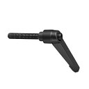 【送料無料】CoCud クランプレバーハンドル M8 x 50 mmオスネジ 調整可能 クイックリリースロック回転ボルトノブ ブラック 旋盤機械用 1個