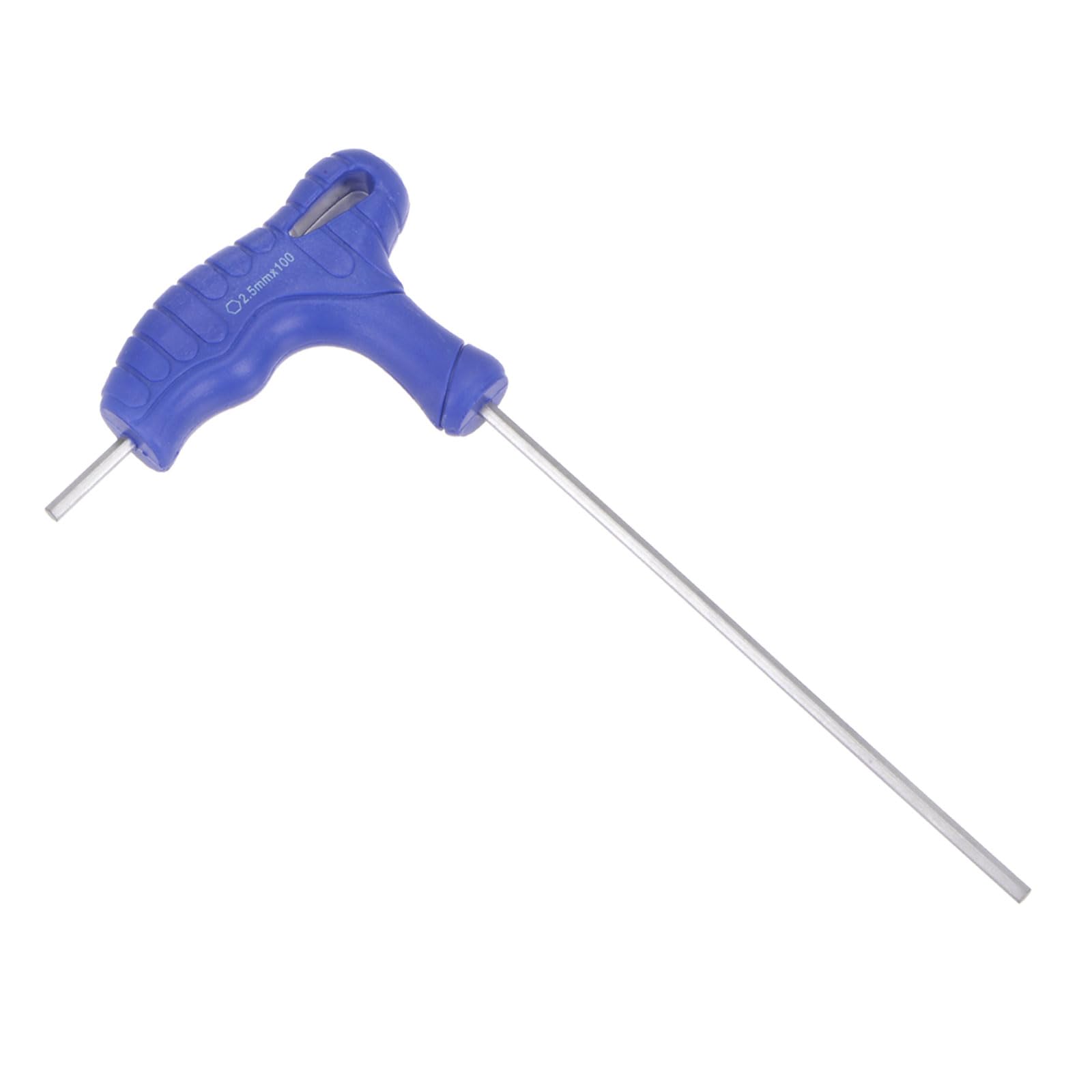 【送料無料】CoCud T-ハンドル六角キー 2.5mm 六角 CR-V スチール メタリックT-キーレンチ ブルー (応..