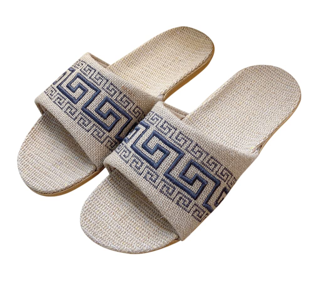 【送料無料】[Euyqs] レディース メンズ ルームシューズ 夏春 スリッパ 室内履きホームシューズ (グレー, 大人, 26.0 cm, 長さ・寸法・重量（範囲）, 日本の靴のサイズ寸法, 26.5 cm)