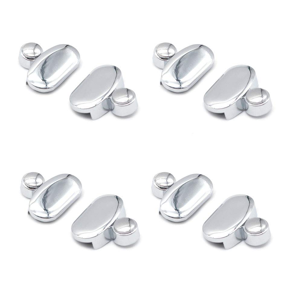 【送料無料】8個のNUZAMASバスルームミラーガラスブラケット、ガラスクランプバスルームミラークリップ..