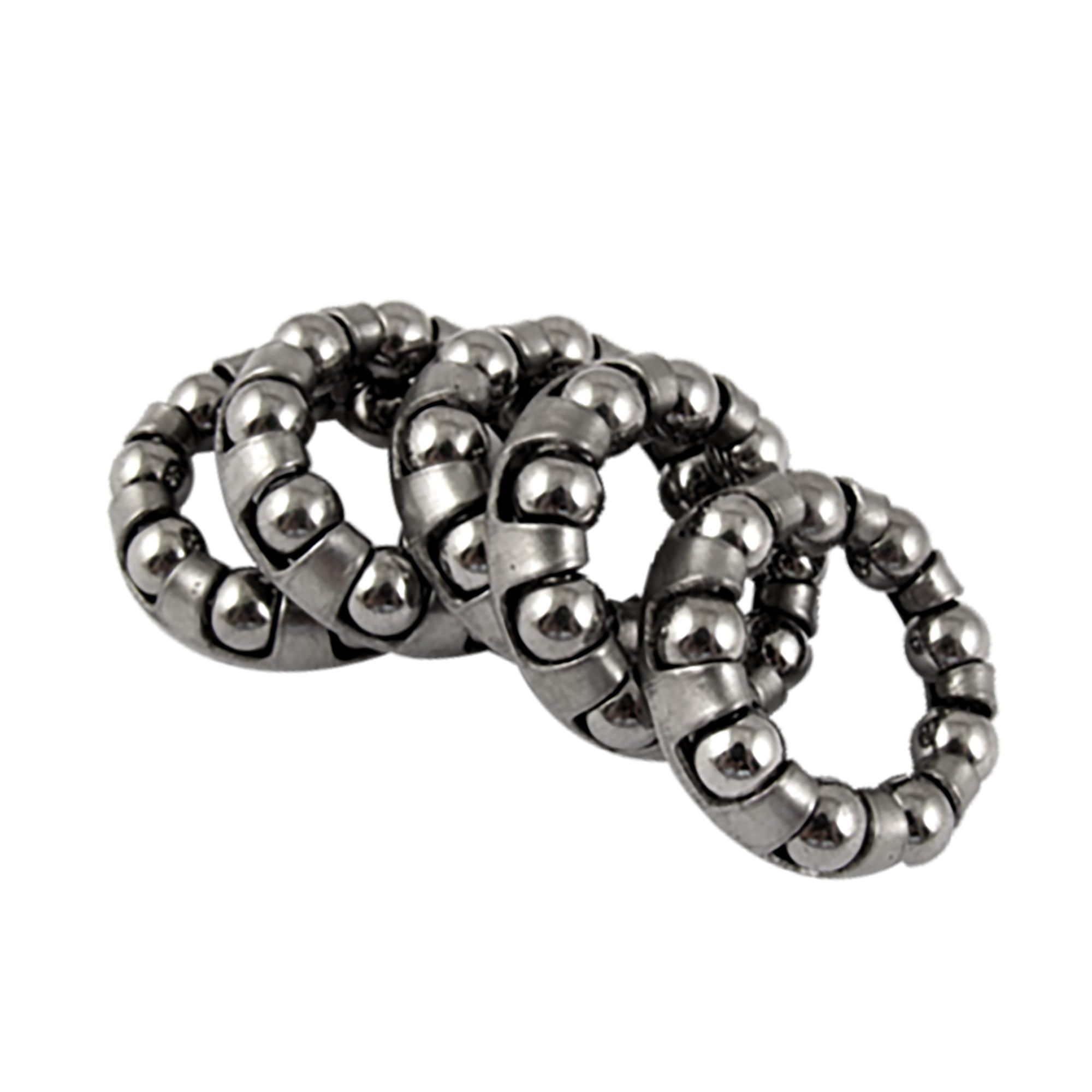 【送料無料】ACROPIX 自転車後輪9ボールベアリング 置換 シルバートーン 5個