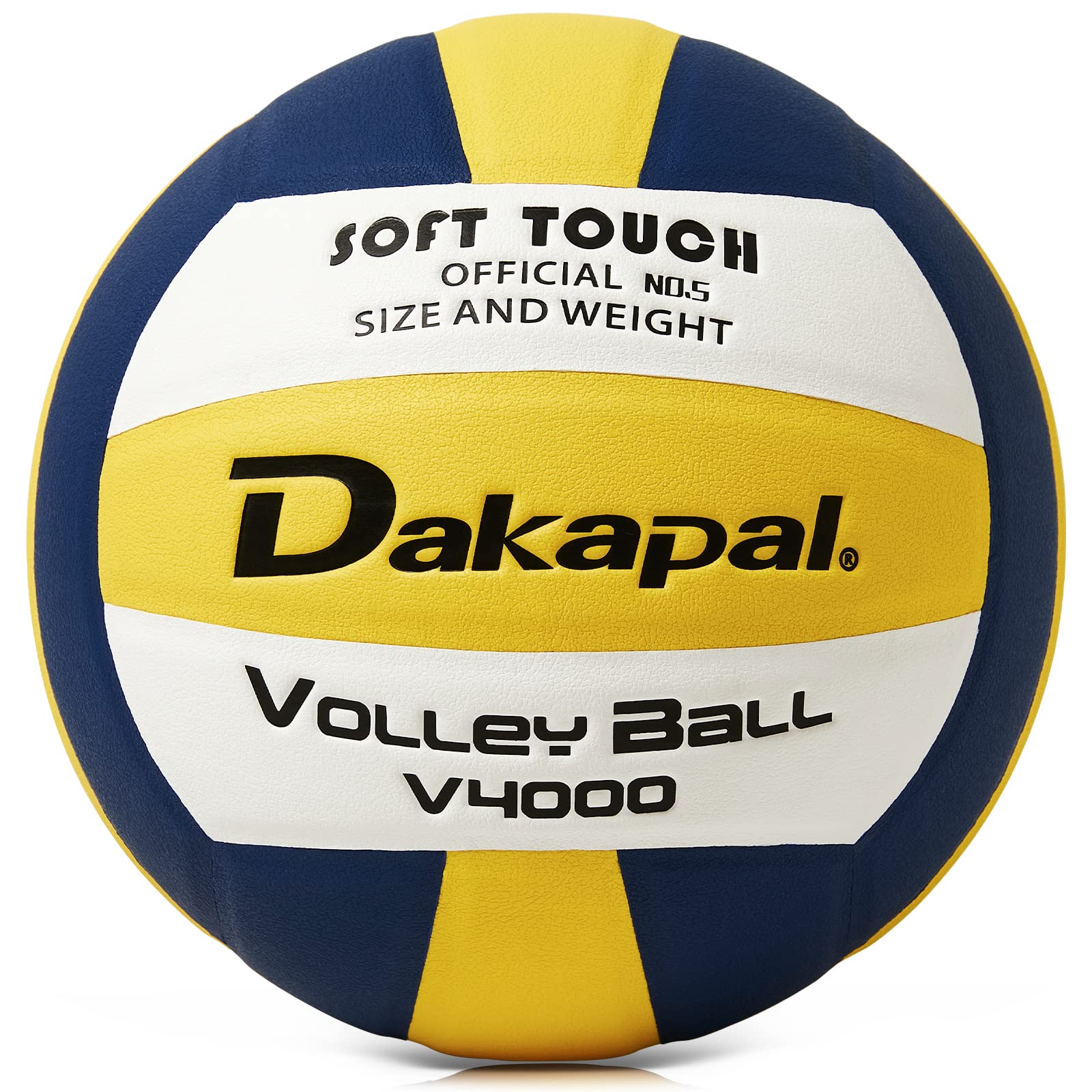 【送料無料】Dakapal バレーボール 公式サイズ5 インドア競技用バレーボール 練習用ボール プロ用ソフ..