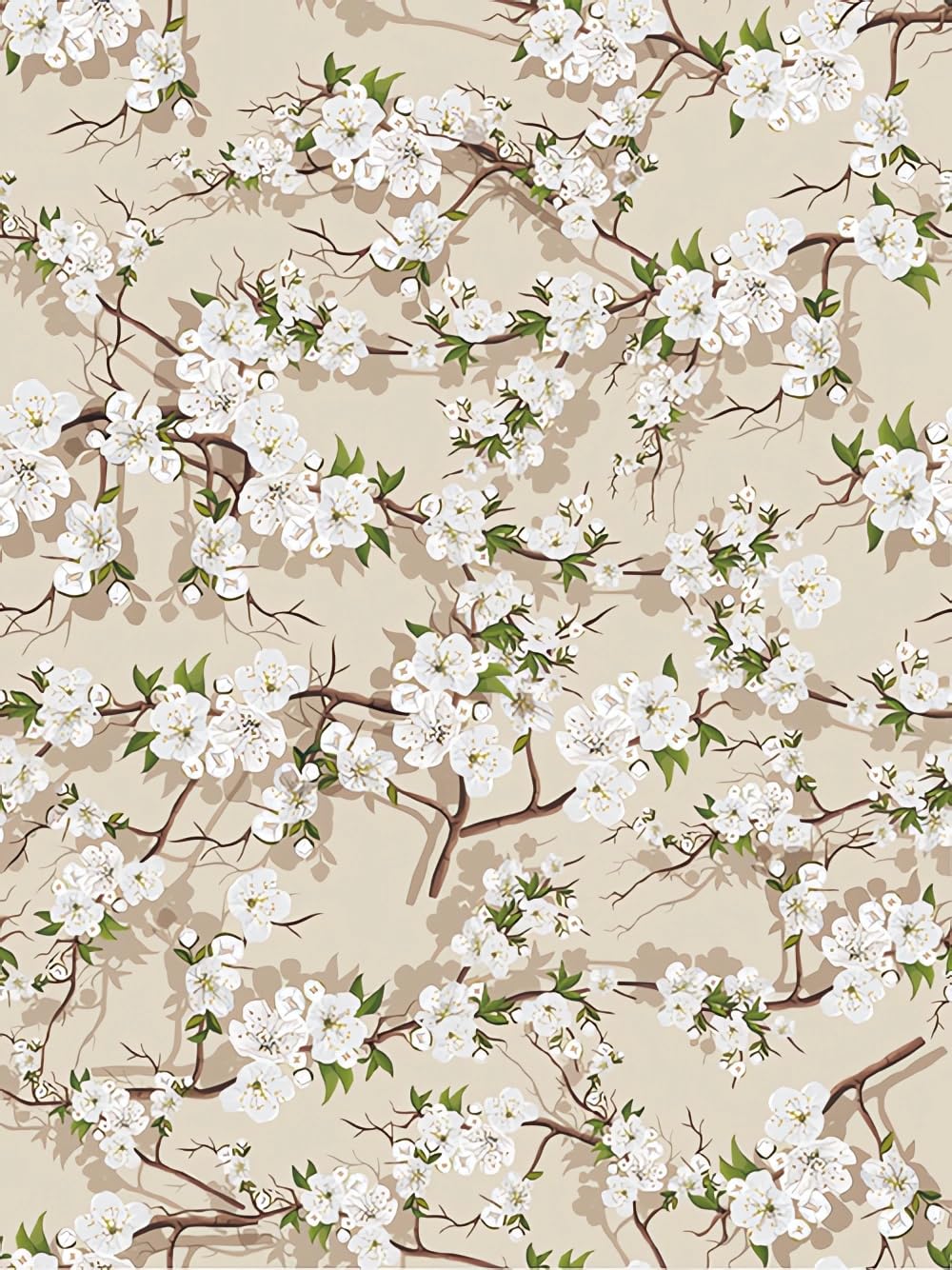 【送料無料】Juangfia 壁紙 シール 壁紙シート 剥がせる壁紙 防水 リメイクシート ウォールステッカー 花柄 おしゃれ 梨花 透けない カッティングシート リフォームシート DIY