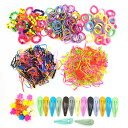 【送料無料】Getrays 780個 キッズ ヘアアクセサリー ギフトセット、幼児用 ミニ 花 髪留め ヘアクリップ、小さい ヘアゴム ヘアボブル 髪留め ポニ...