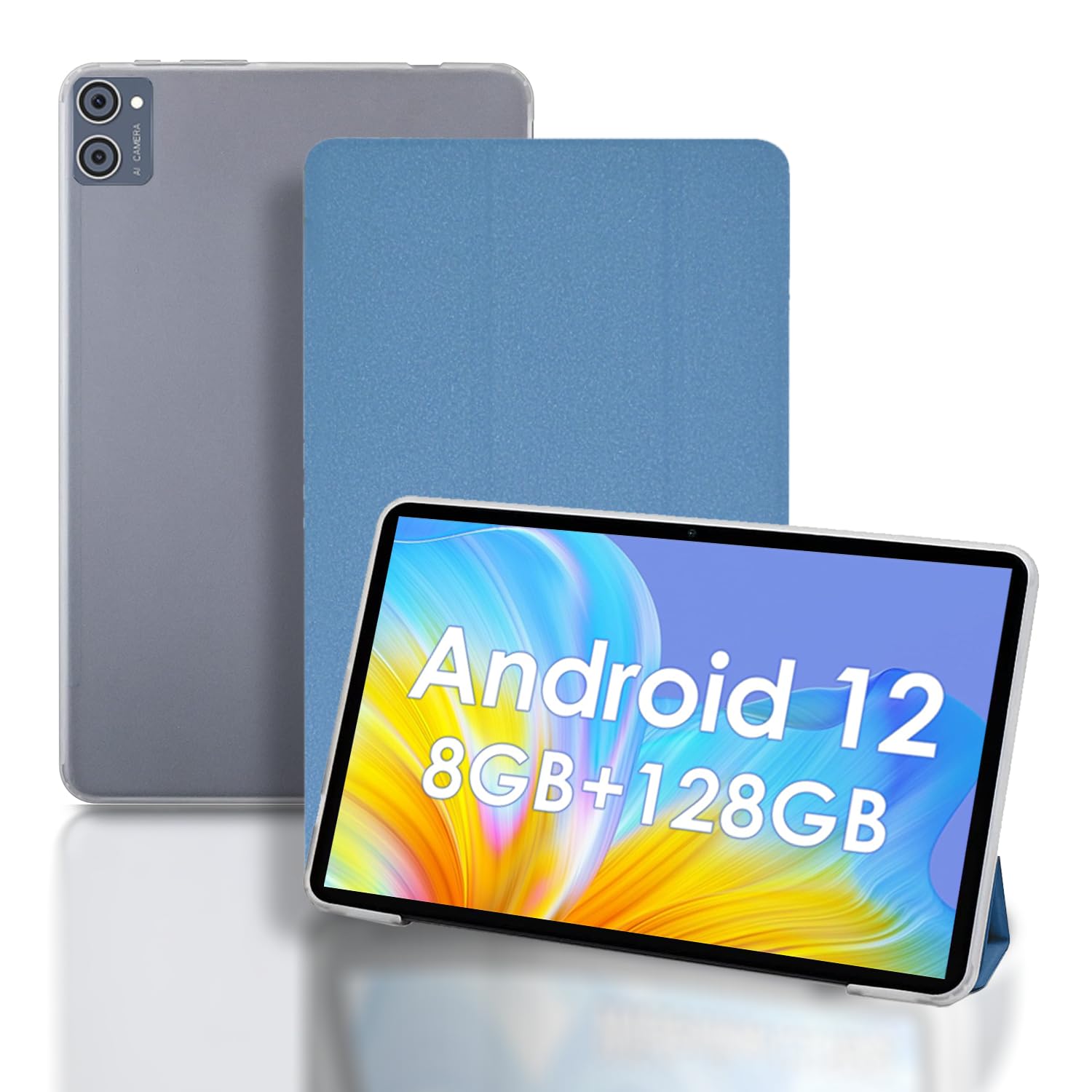 【送料無料】【2023 NEW】 Jumper EZpad M10se 用 ケース カバー 保護ケース タブレットケース【NOUKAJU】 Jumper EZpad M10se カバー タブレット収納ケース 軽量 薄型 耐衝撃 傷つけ防止 三つ折りブラケット機能 角度調整 全面保護カバー (ブルー)