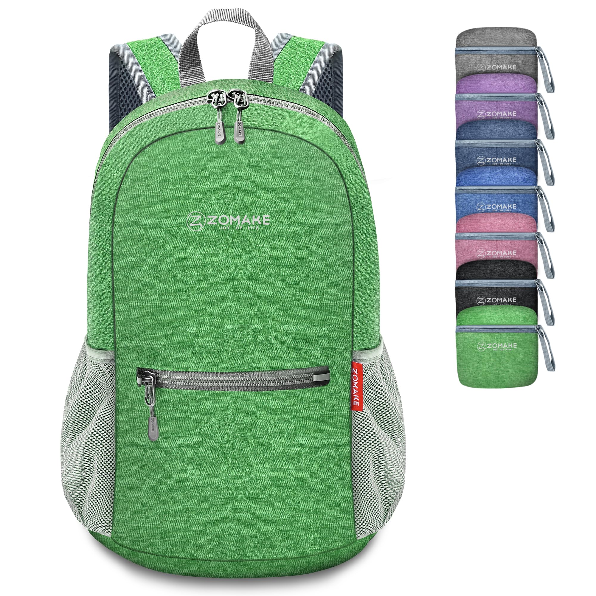 【送料無料】[ZOMAKE] 折りたたみリュック アウトドアバック 10L 小型 超軽量 防水 アタックザック バ..