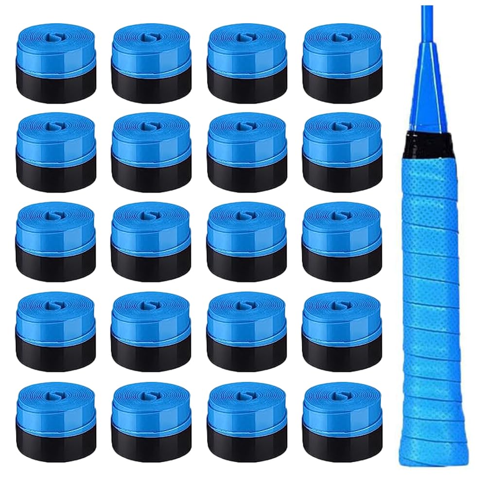 【送料無料】Hantox グリップテープ 20本セット ラケット用グリップテープ 滑り止め 交換 吸汗 ゴルフ/野球/テニス/バドミントン用