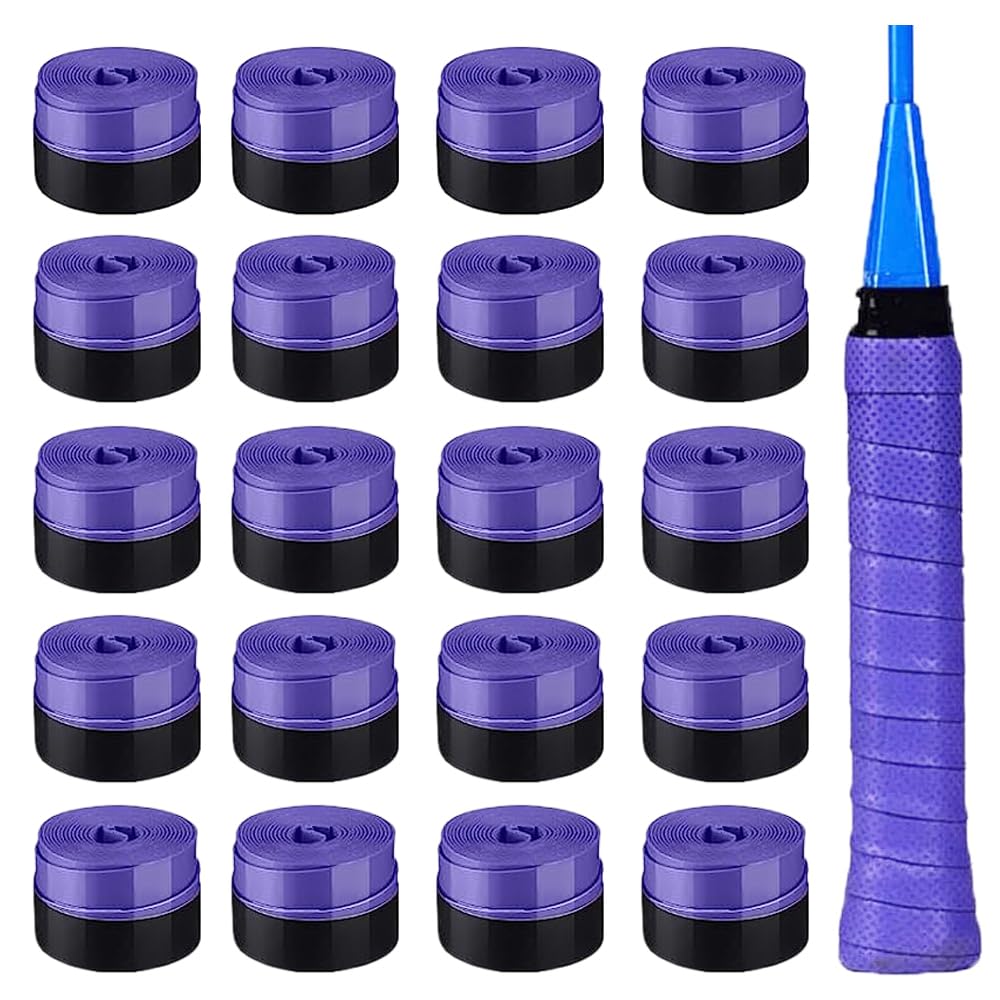 【送料無料】Hantox グリップテープ 20本セット ラケット用グリップテープ 滑り止め 交換 吸汗 ゴルフ/野球/テニス/バドミントン用