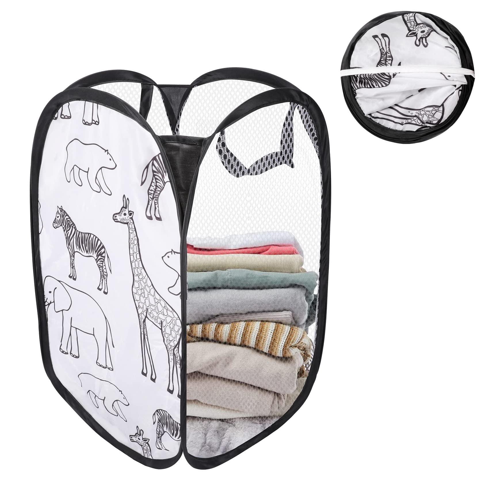 【送料無料】Annhua ランドリーバスケット 折りたたみ 自立 洗濯物カゴ 洗濯ボックス ランドリーバッグ..